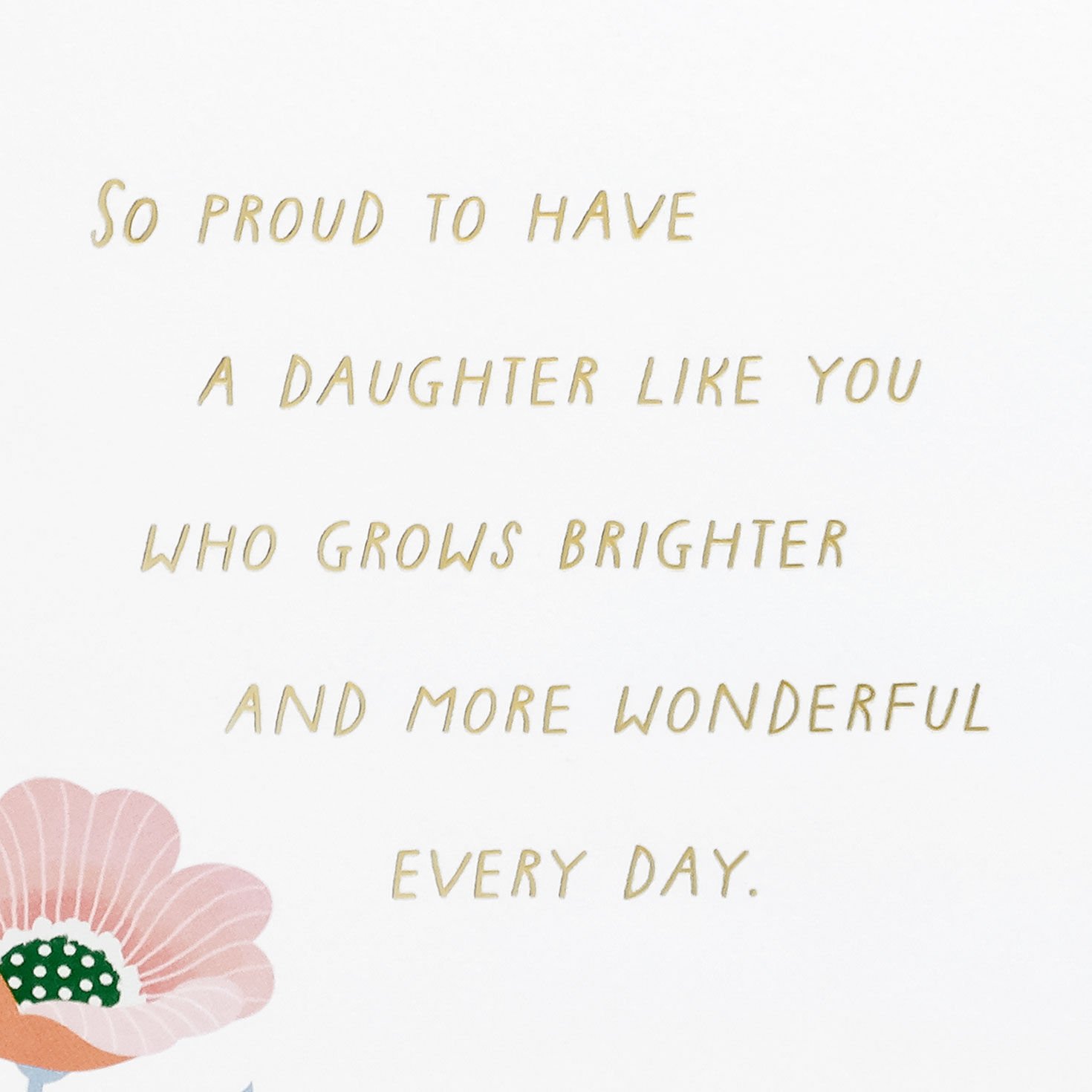 Floral Garden Birthday Card for Daughter Sentiment image number 2
