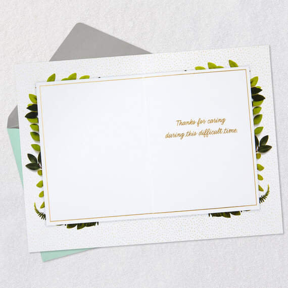 Your Caring Means a Lot Sympathy Thank-You Card, , large image number 3