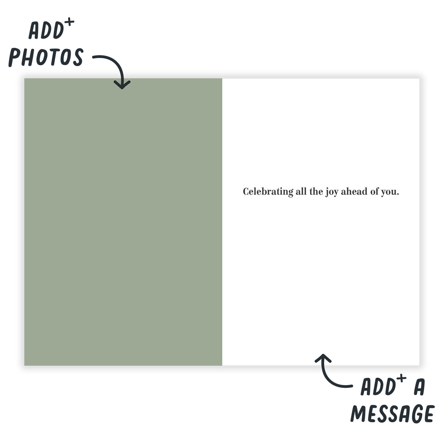 Green Polaroid Frame Personalized Father's Day Card  image number 3