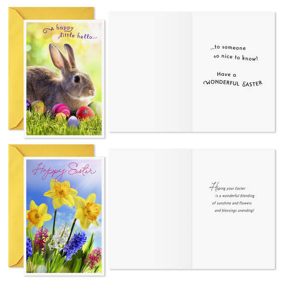 Sunny Springtime Assorted Easter Cards, Pack of 8, , large image number 2