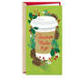 Coffee Cup Money Holder Christmas Card, , large image number 1