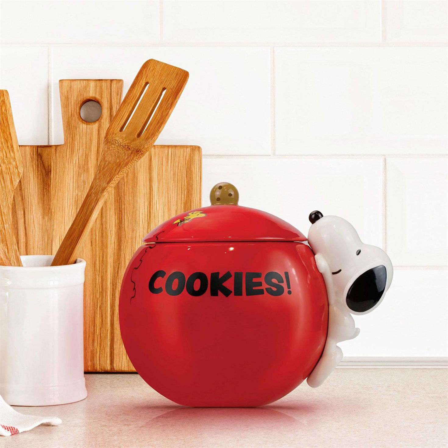 Peanuts Snoopy Ceramic Cookie Jar - Kitchen Accessories Peanuts Snoopy Ceramic Cookie Jar - Kitchen Accessories