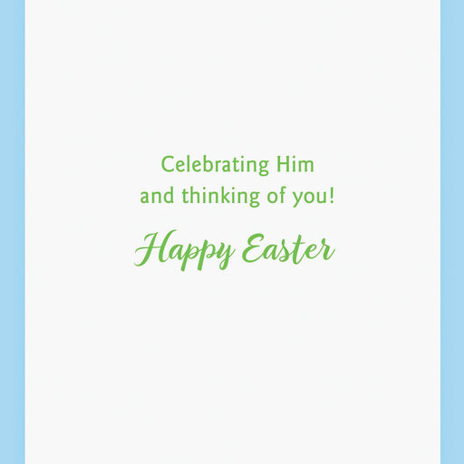 Jesus, Savior, Risen King Religious Easter Card, 