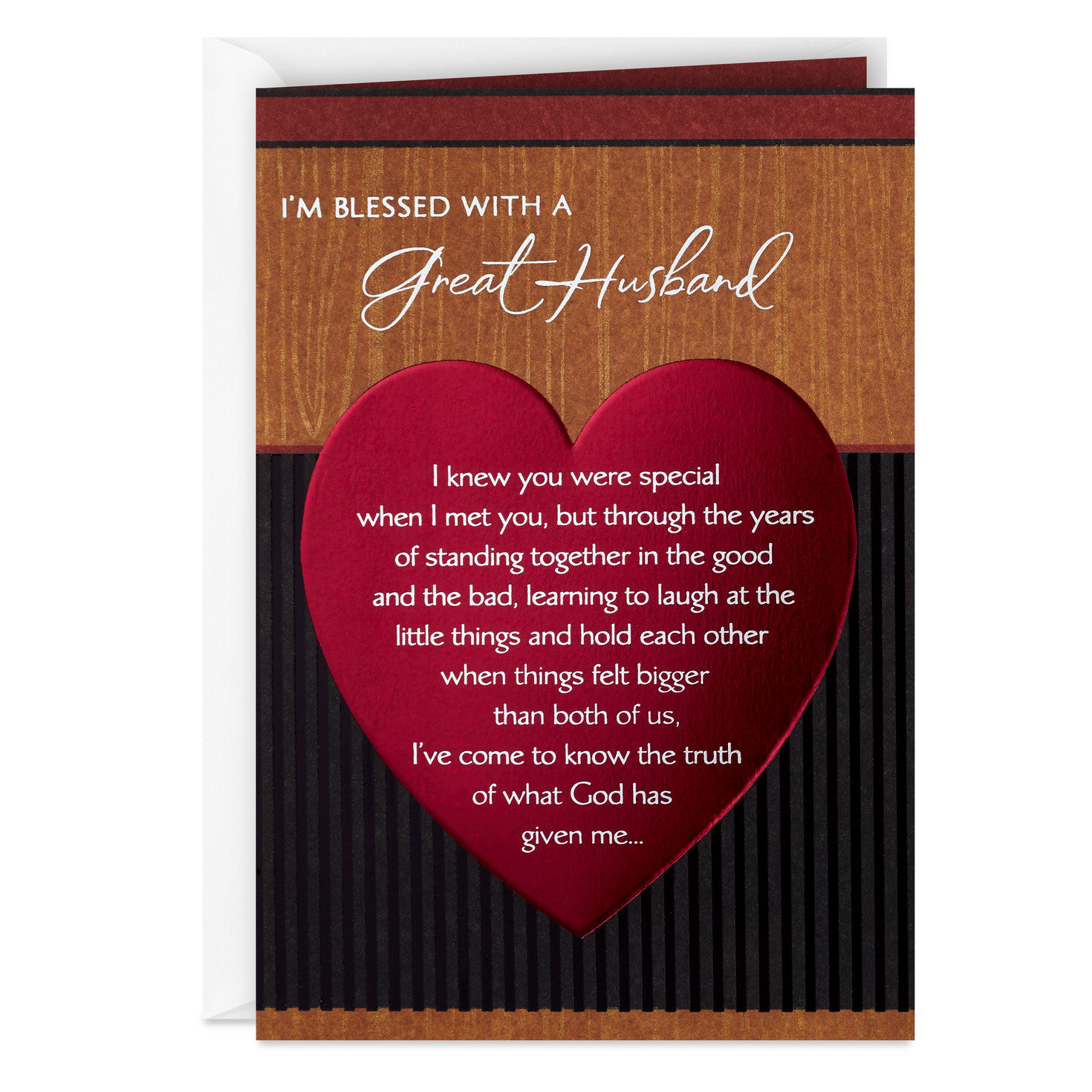 Blessed With a Great Husband Religious Valentine's Day Card for only USD 5.59 | Hallmark