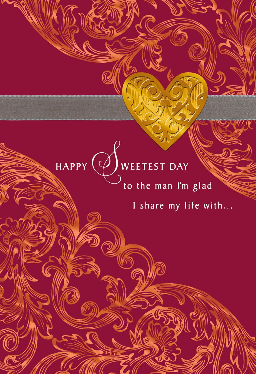 The Wonderful Man I Love Sweetest Day Card