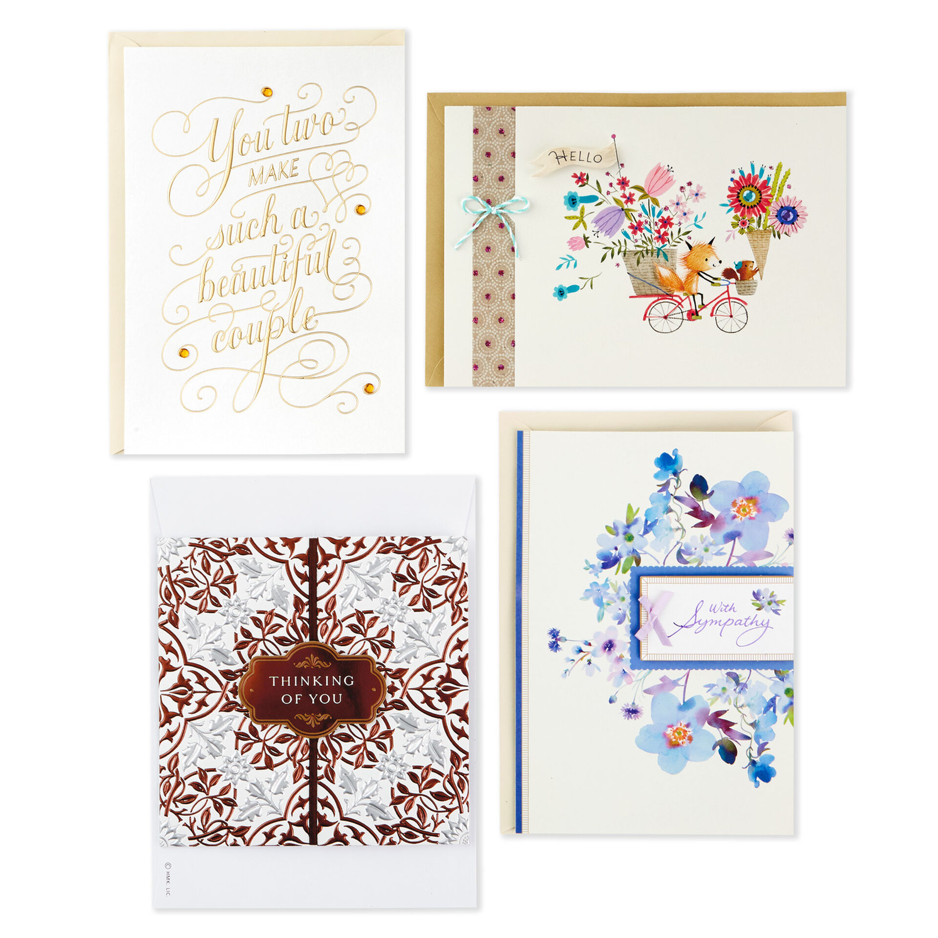 All Occasion Card Assortment in Decorative Box, Set of 20 Boxed Cards