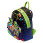 Loungefly Lisa Frank Cosmic Alien Ride Mini Glow Backpack, , large image number 2