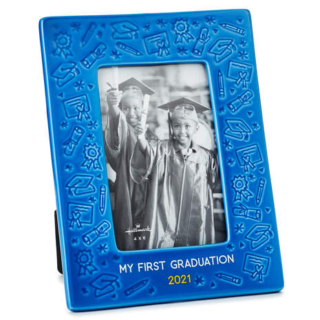 My First Graduation 2021 Ceramic Picture Frame, 4x6, , large