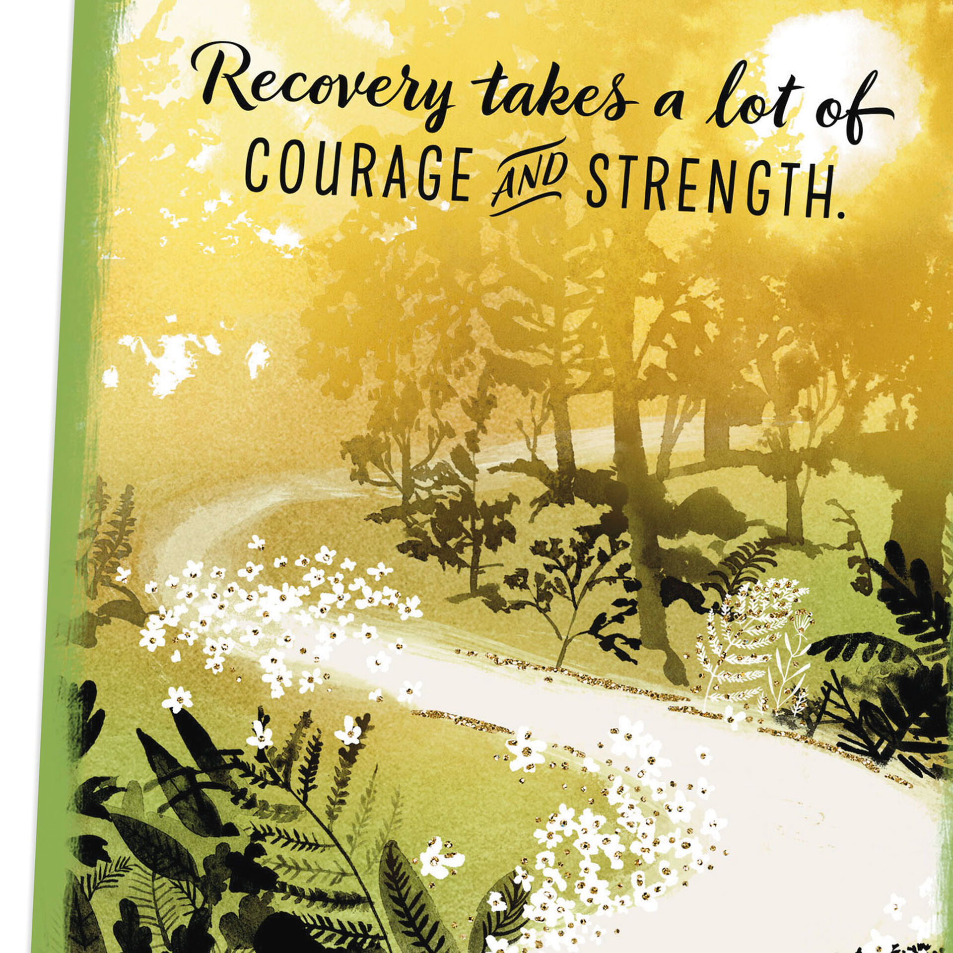 Standing Beside You During Your Recovery Thinking of You Card