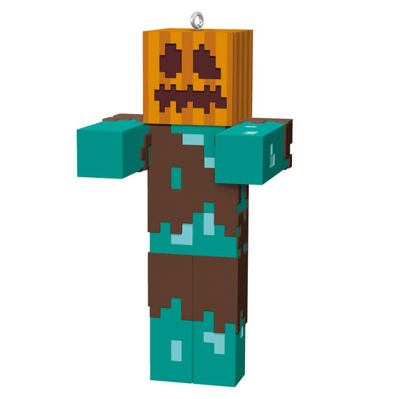 Minecraft Drowned With Carved Pumpkin Ornament, , large image number 1
