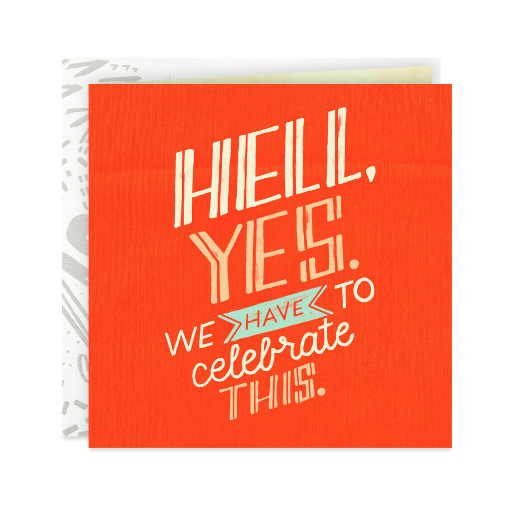 hell yes blank congratulations card greeting cards hell yes blank congratulations card greeting cards