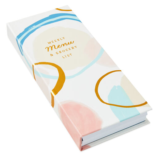 Weekly Menu and Grocery List Memo Pad Set in Folio, 