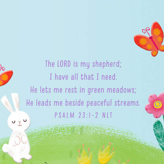 Jesus Is Our Shepherd Religious Easter Card for Kid, , large image number 3