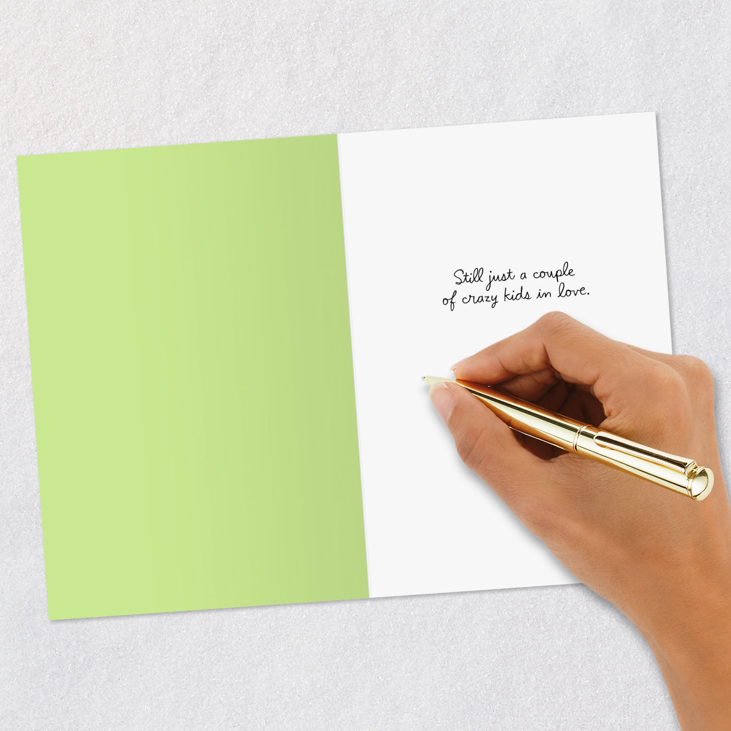 Two Goats in Field Funny Anniversary Card Signing card image number 6