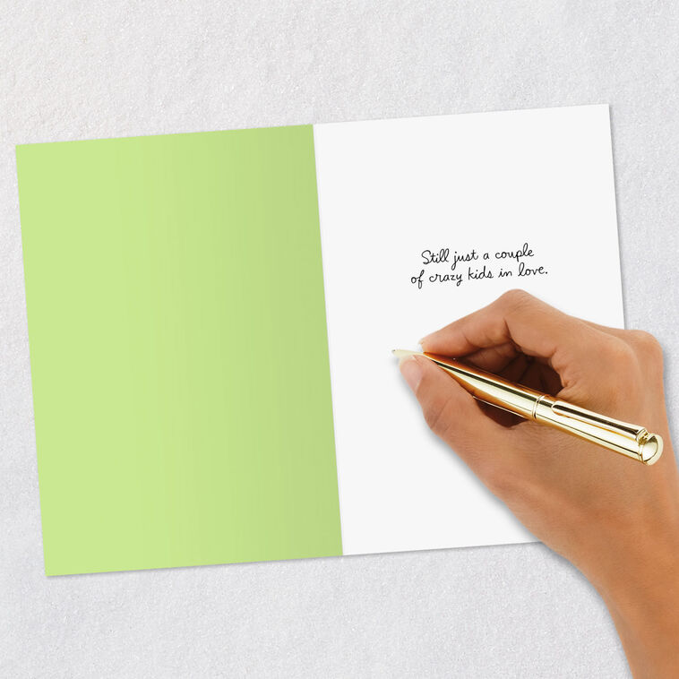 Two Goats in Field Funny Anniversary Card Signing card image number 6