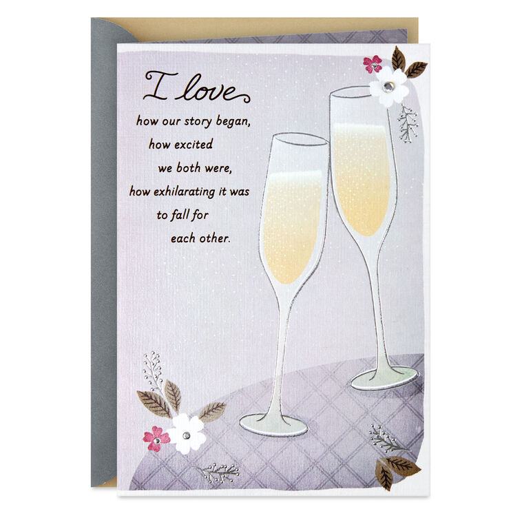I Love Our Story Anniversary Card