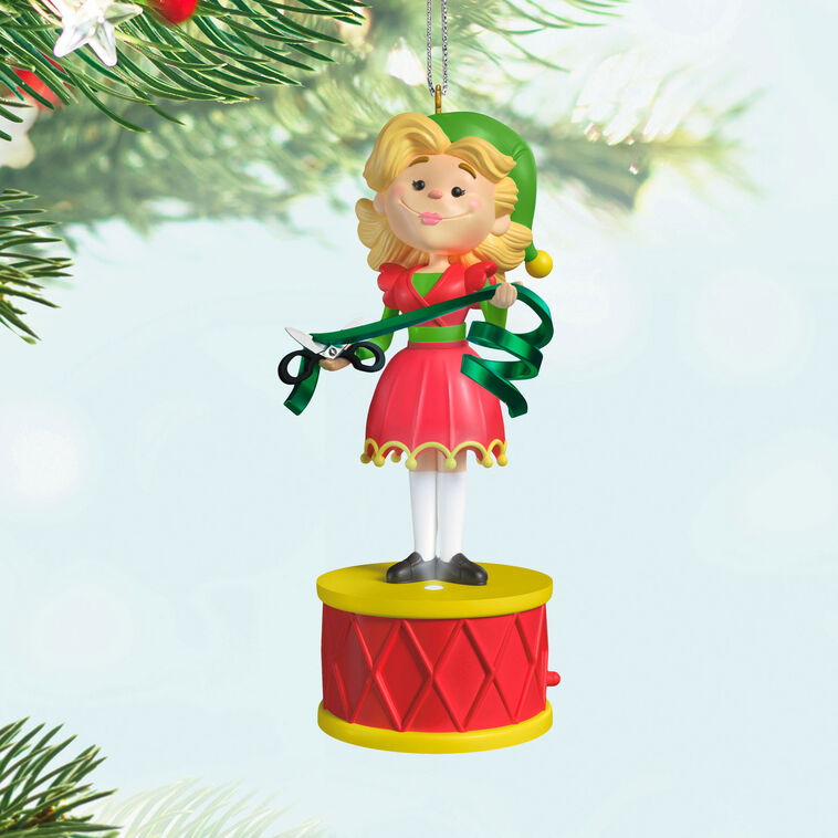 Elf Collection Jovie Keepsake Ornament hanging on tree image number 2