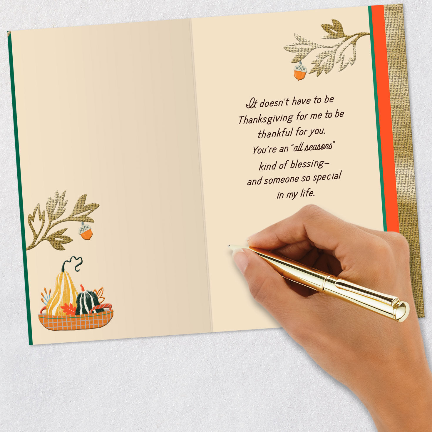 You're an All Seasons Kind of Blessing Thanksgiving Card for only USD 4.59 | Hallmark