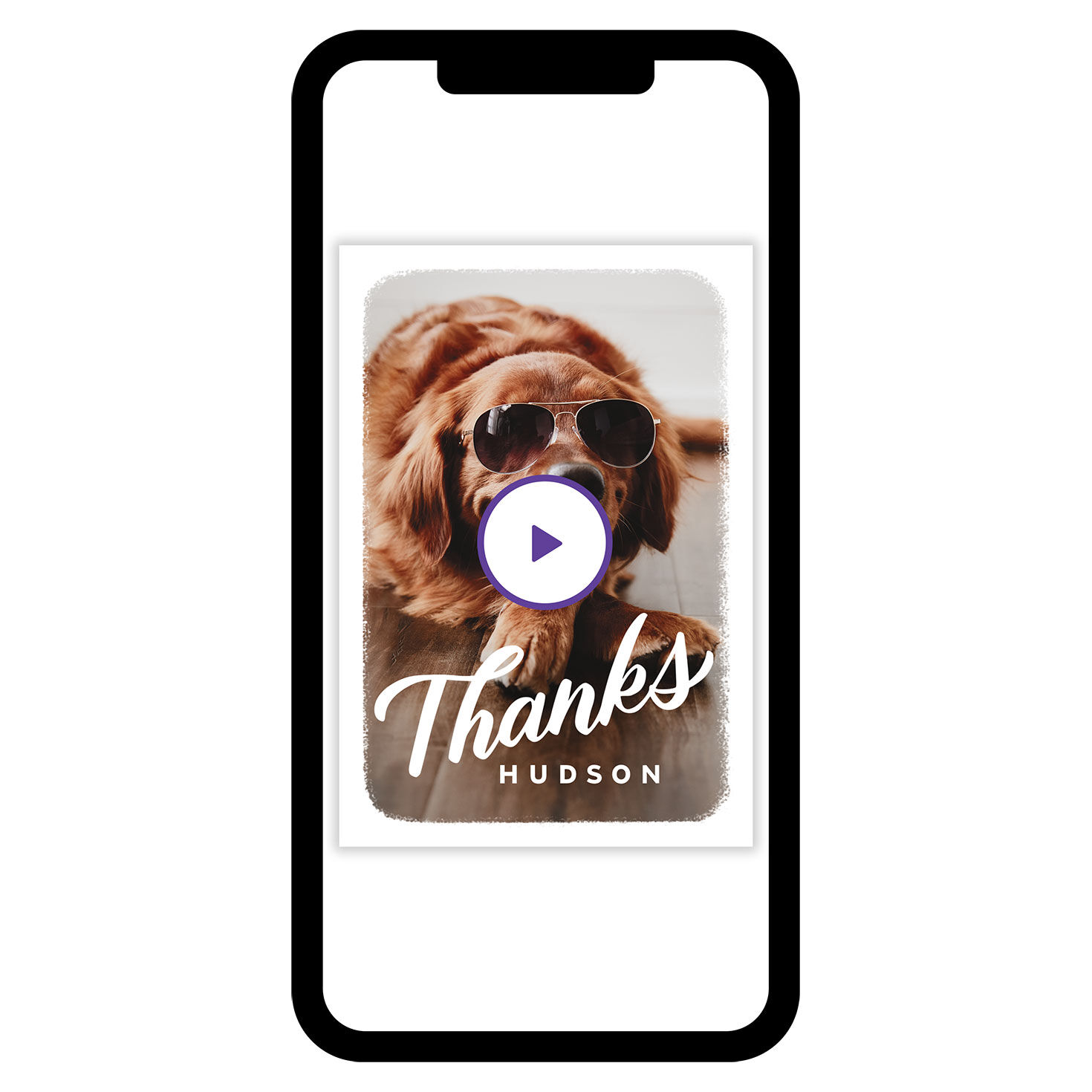 Blank Full Photo Thank You eCard