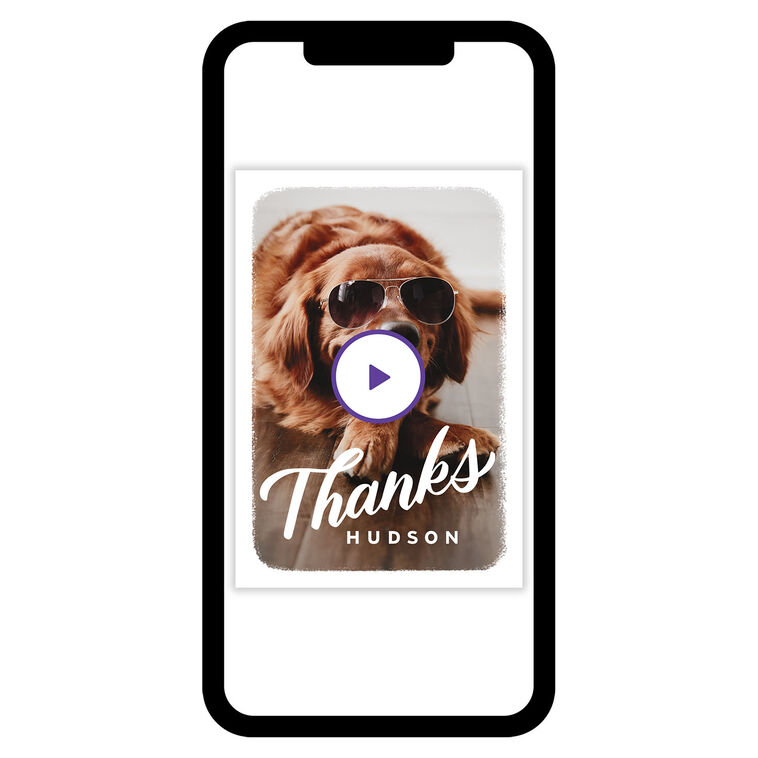 Blank Full Photo Thank You eCard