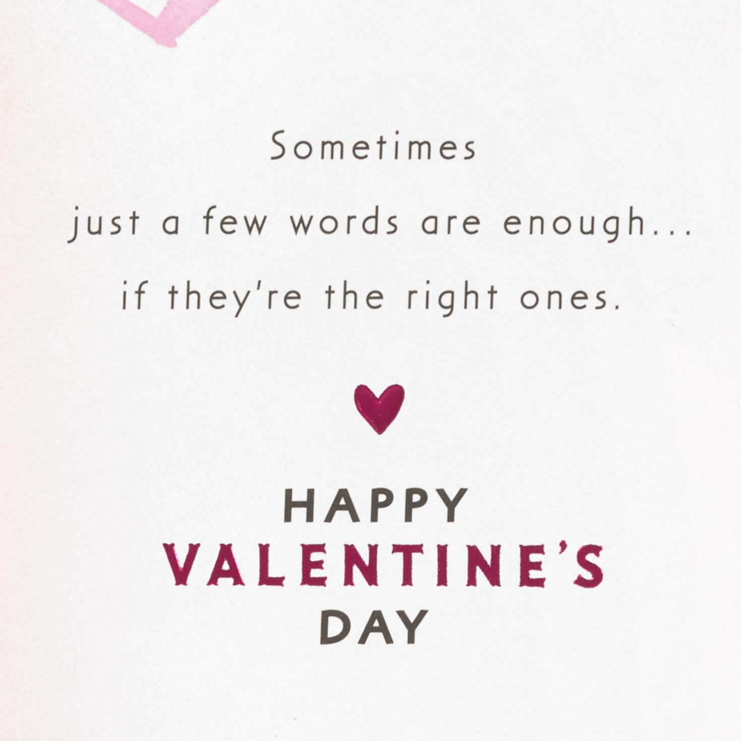 Pink, Purple and Orange Watercolor Valentine's Day Card Sentiment image number 2