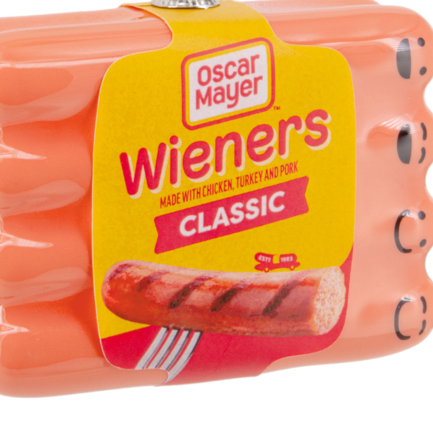 Oscar Mayer Hot Dogs Christmas Ornament closeup view image number 5