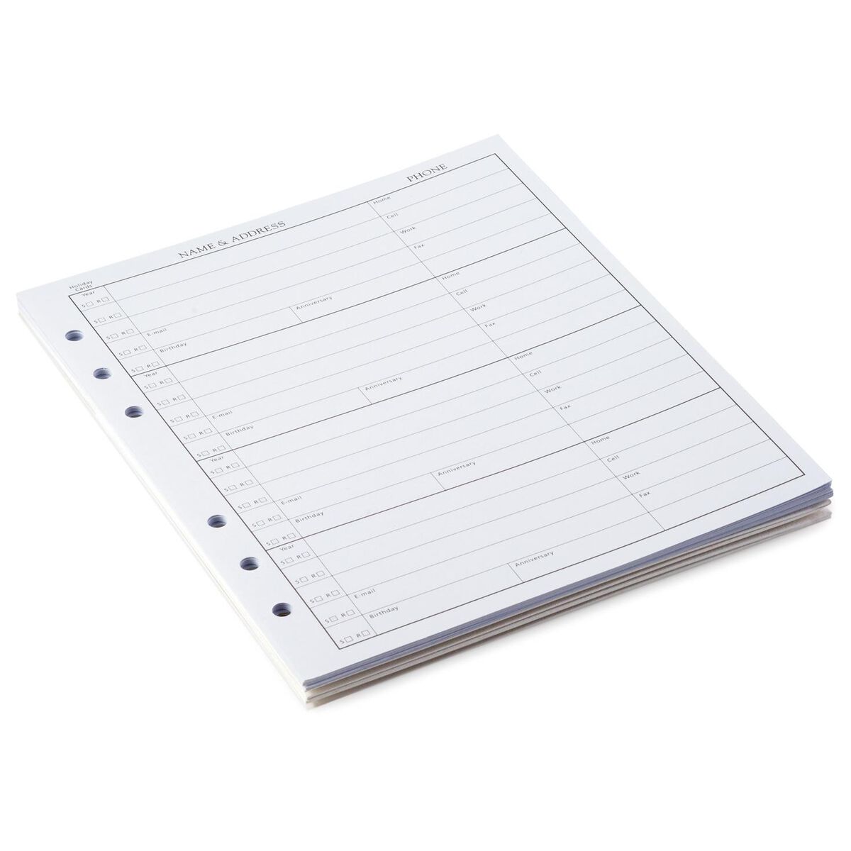Address Book Refill Pages Address Books Hallmark