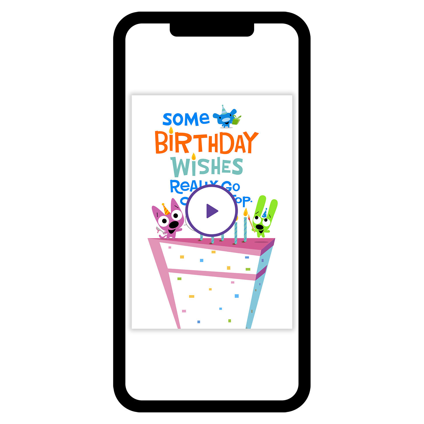 hoops&yoyo™ Over the Top Wishes Funny Custom Birthday eCard