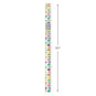 Pastel Dots on Clear Cellophane Gift Wrap Roll measurement image number 5