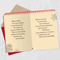 Ornaments and Snowflakes Romantic Christmas Card Open card with envelope image number 4