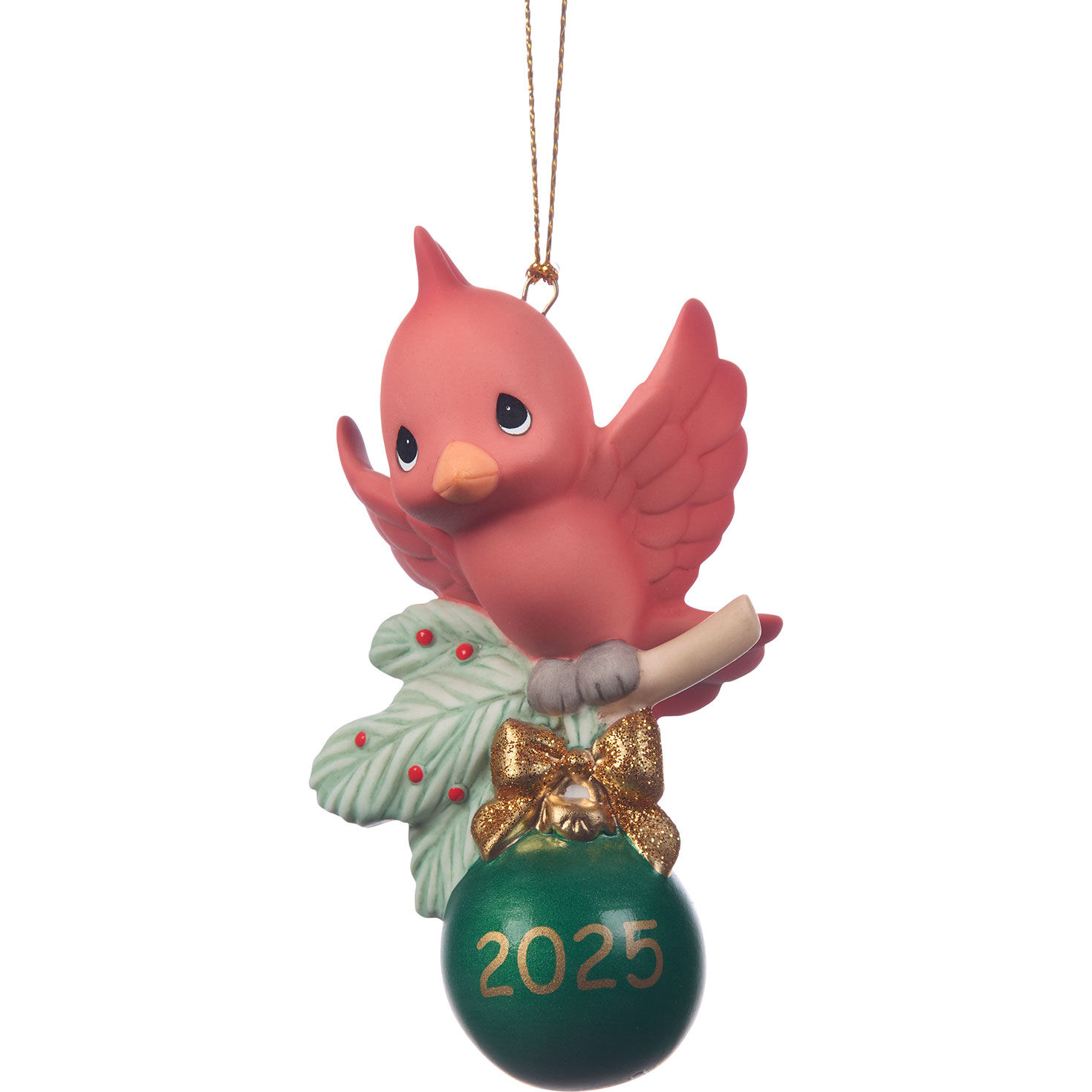 Precious Moments Bringing Joy to the Season 2025 Cardinal Ornament, 3.7"