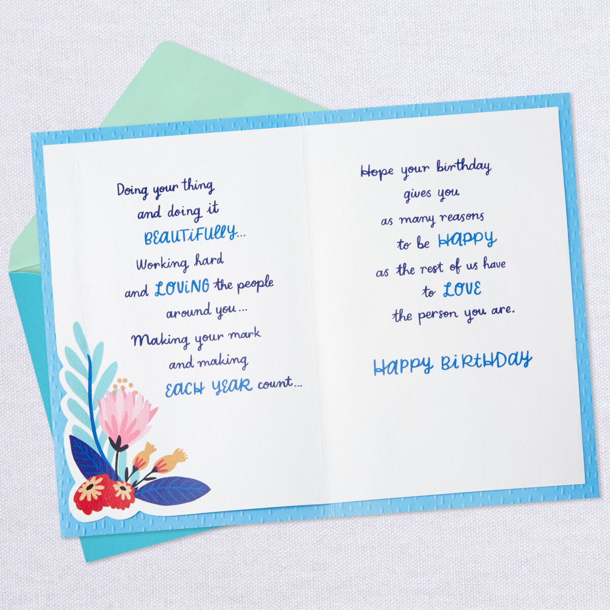 Doing Your Thing Beautifully Birthday Card for Daughter-in-Law