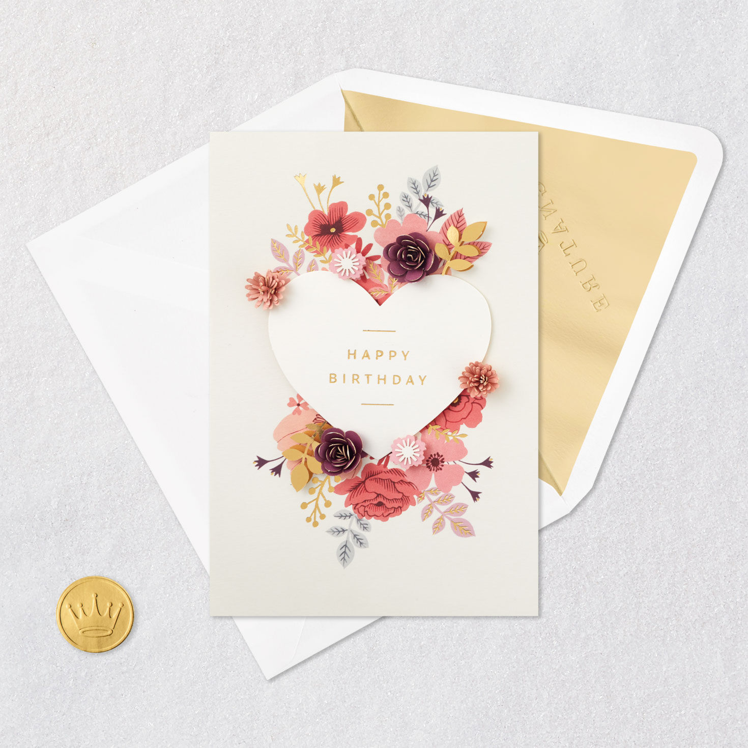 My Favorite Person Hearts and Flowers Birthday Card for only USD 8.59 | Hallmark