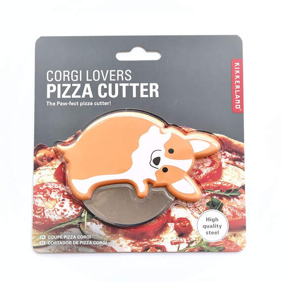 Kikkerland Corgi Lovers Pizza Cutter, , large image number 3
