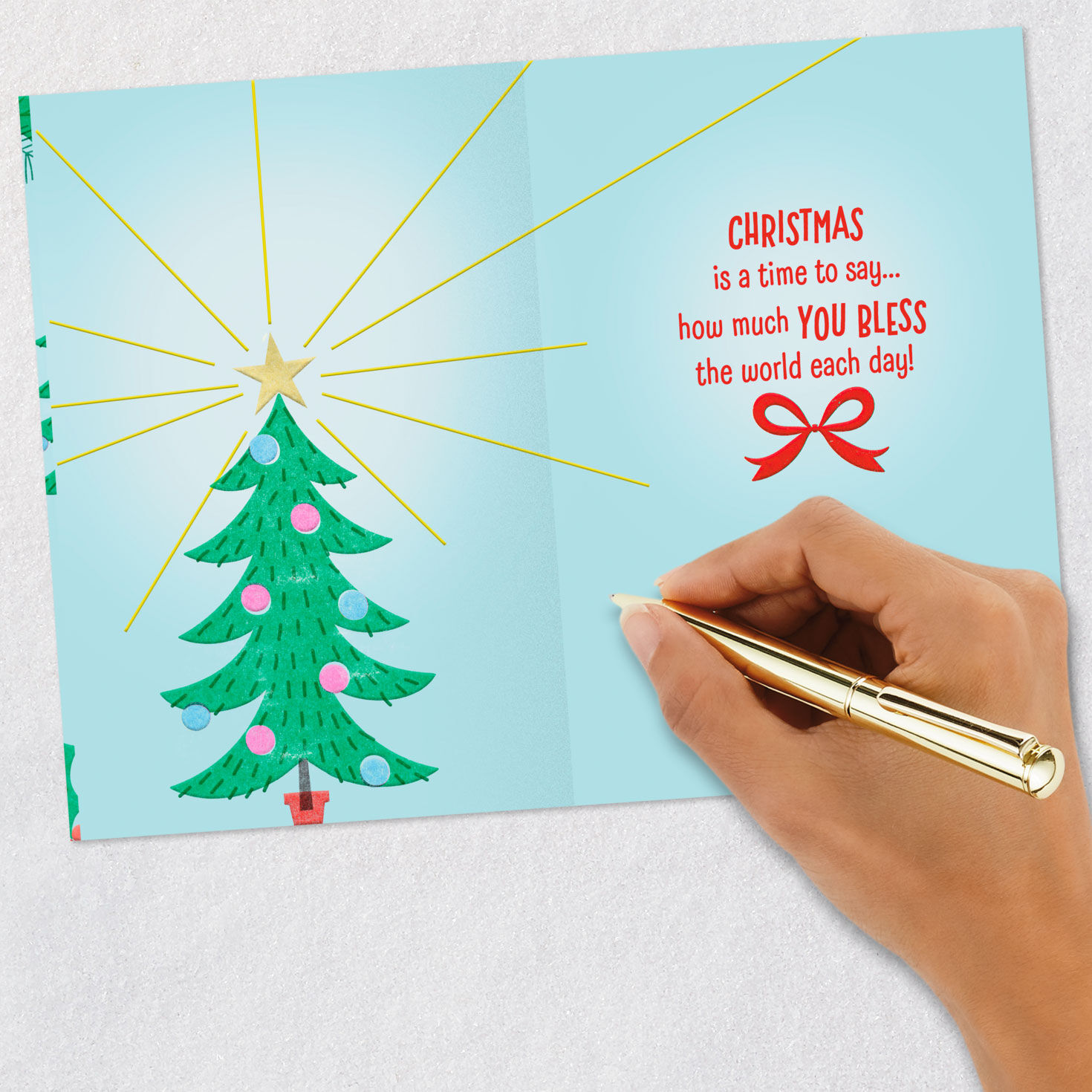 You Make the Season Bright and Blessed Christmas Card for Godchild for only USD 2.99 | Hallmark