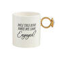 Mud Pie Engagement Ring Handle Mug  image number 1