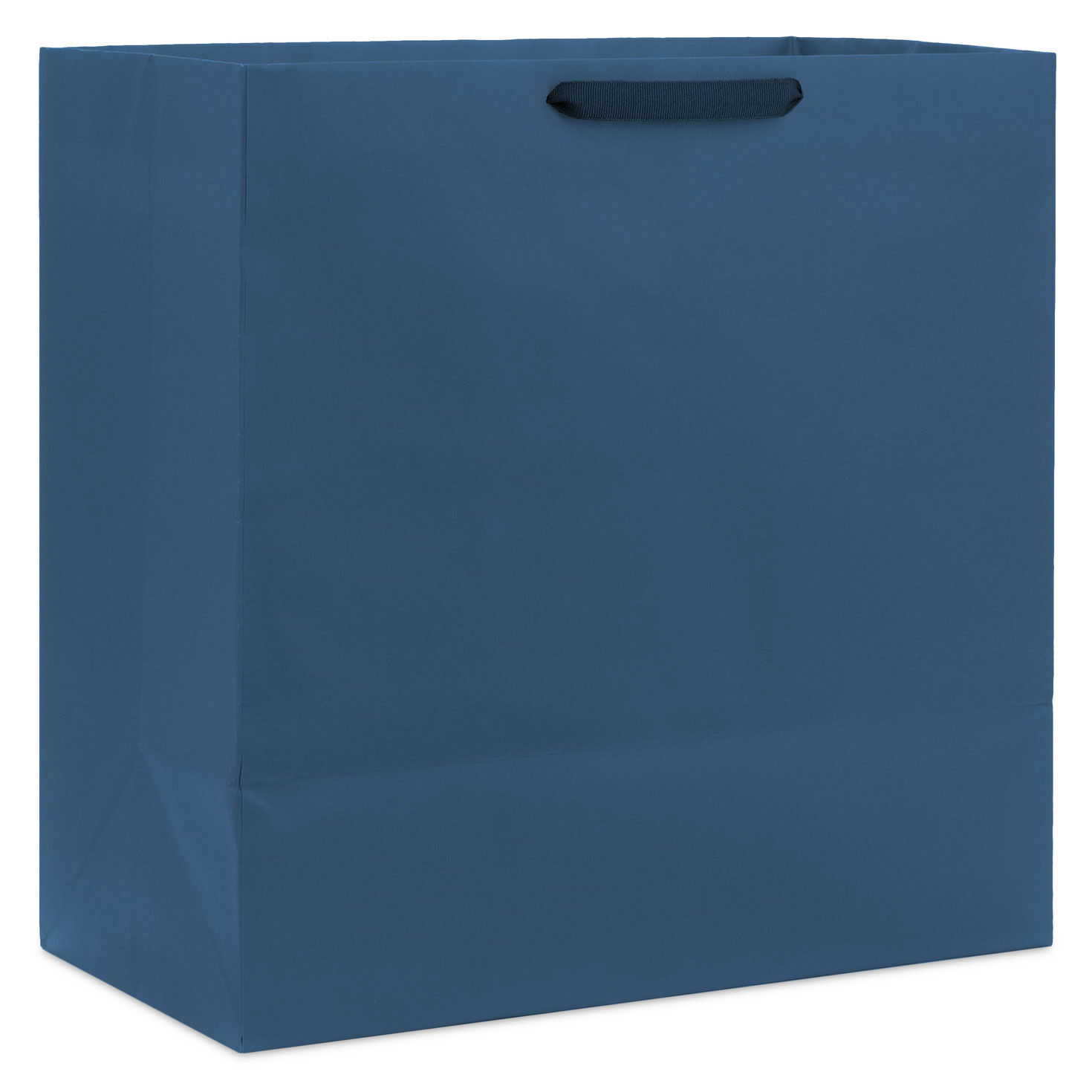 15" Navy Extra-Deep Gift Bag, Navy, large image number 6
