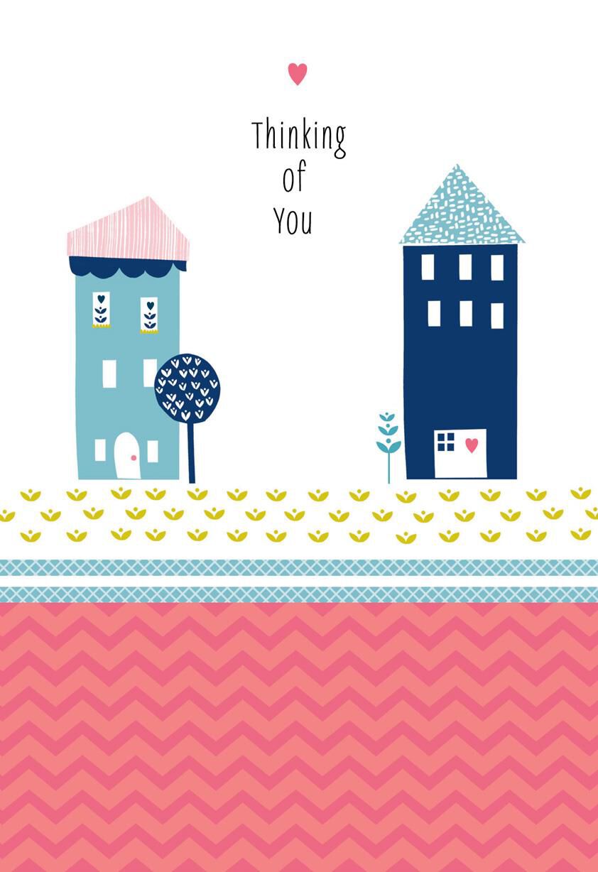 Thinking of You Across the Miles Mother's Day Card