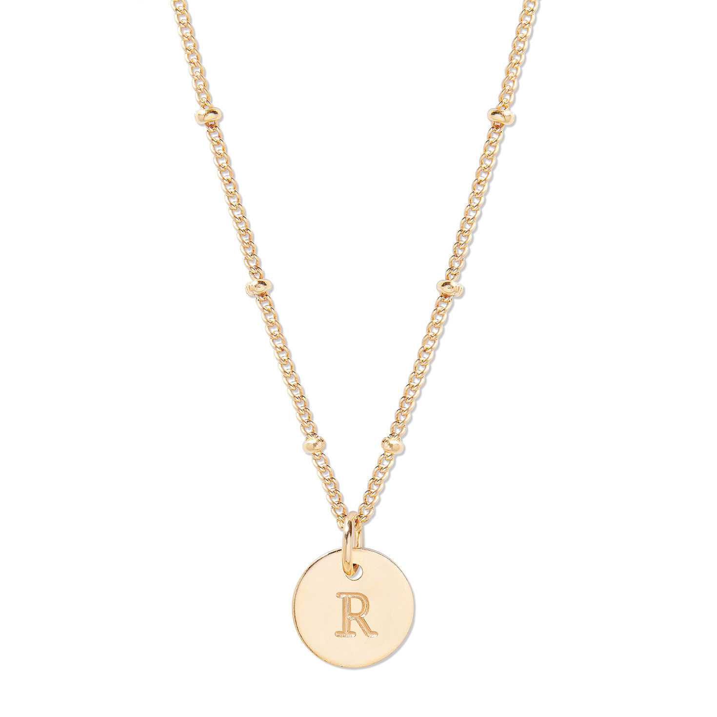 Brook & York Madeline Initial Pendant, Initial R