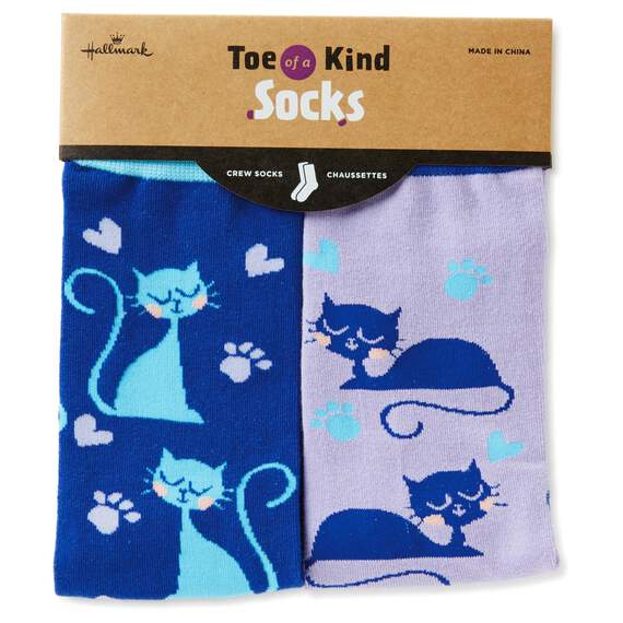 Cat Lover Toe of a Kind Socks, , large image number 2