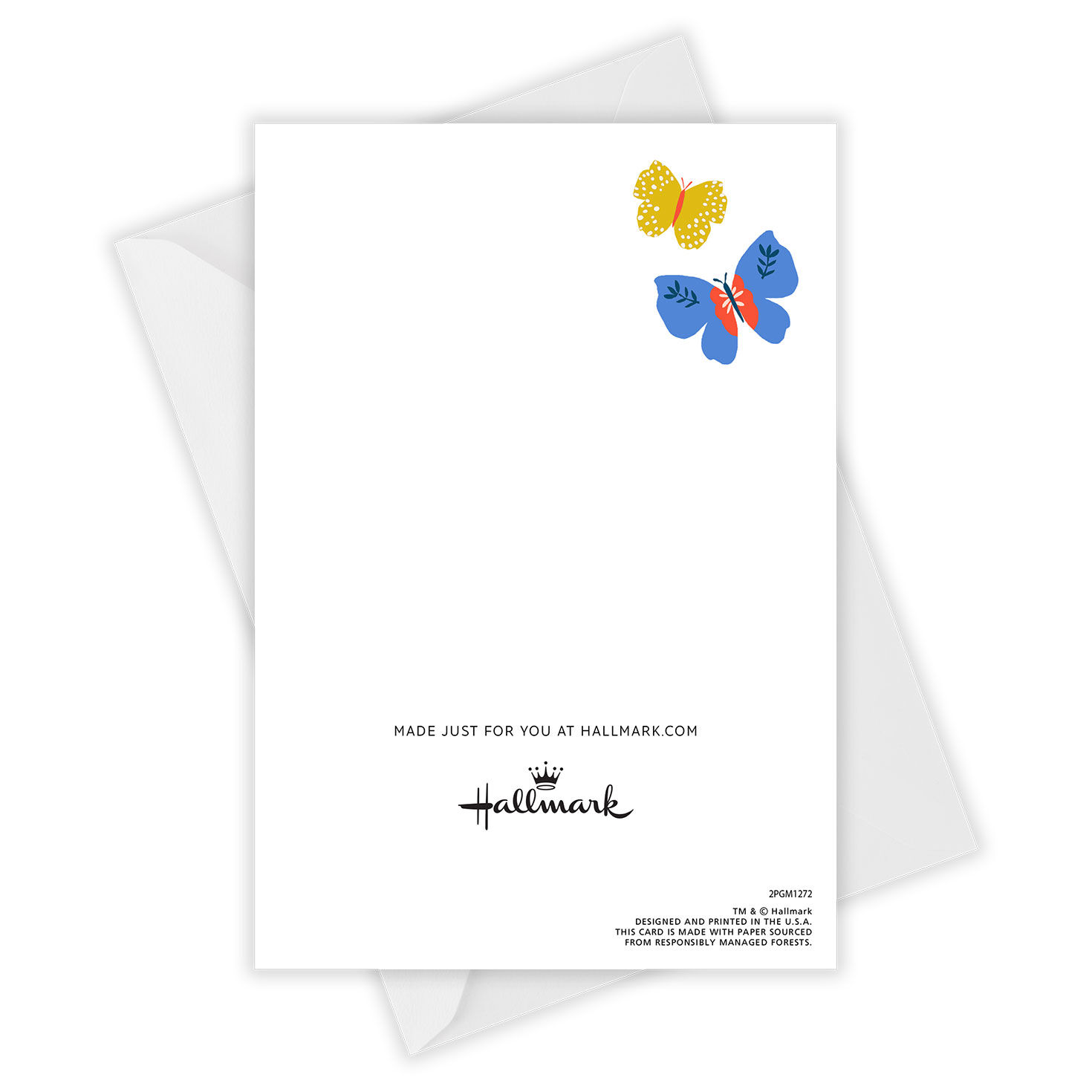 Personalized Colorful Butterflies Photo Card  image number 5