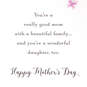 Flowers Arranged in a Basket Mother's Day Card for Daughter, , large image number 3
