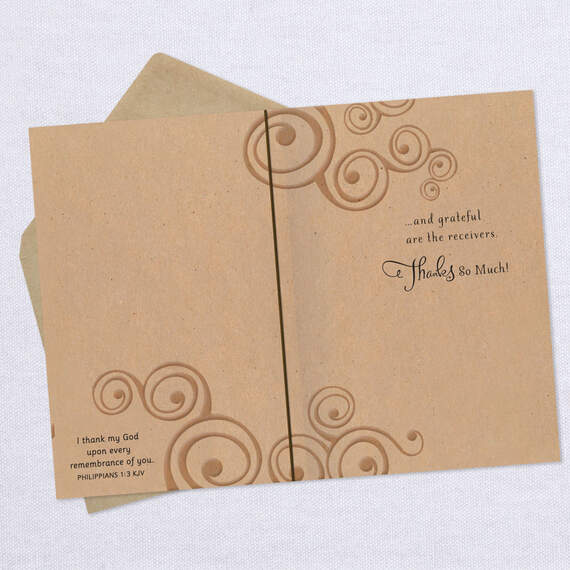 Blessed and Grateful Religious Thank-You Card, , large image number 3