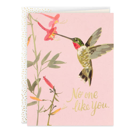 Hummingbird There's No One Like You Birthday Card