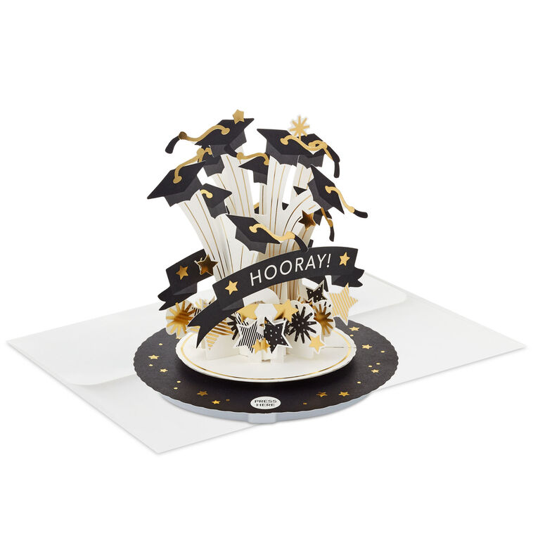You Did It Musical 3D Pop-Up Graduation Card With Motion - Greeting Cards | Hallmark You Did It Musical 3D Pop-Up Graduation Card With Motion - Greeting Cards | Hallmark
