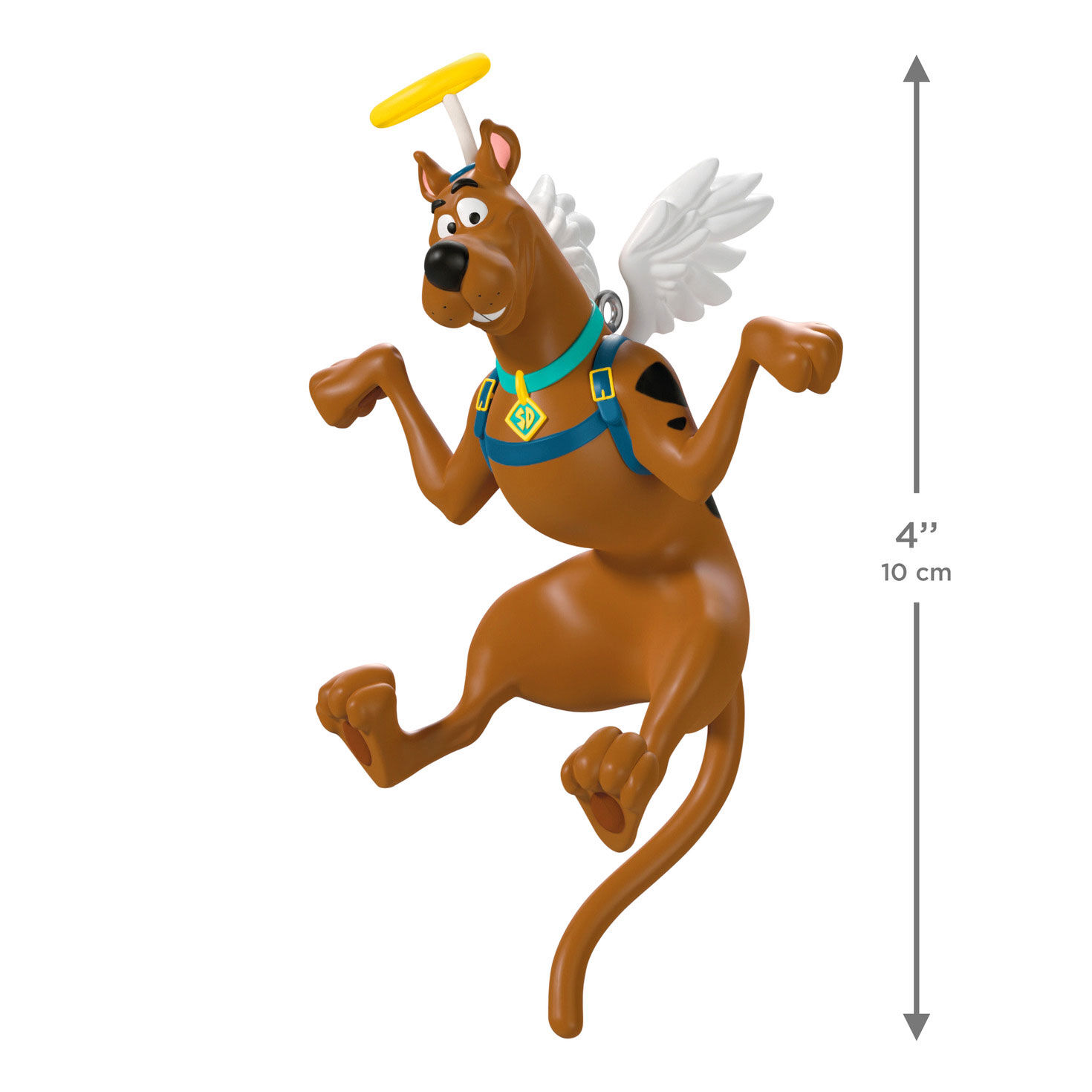 Scooby-Doo Angel Wings and Halo Keepsake Ornament measurement image number 3