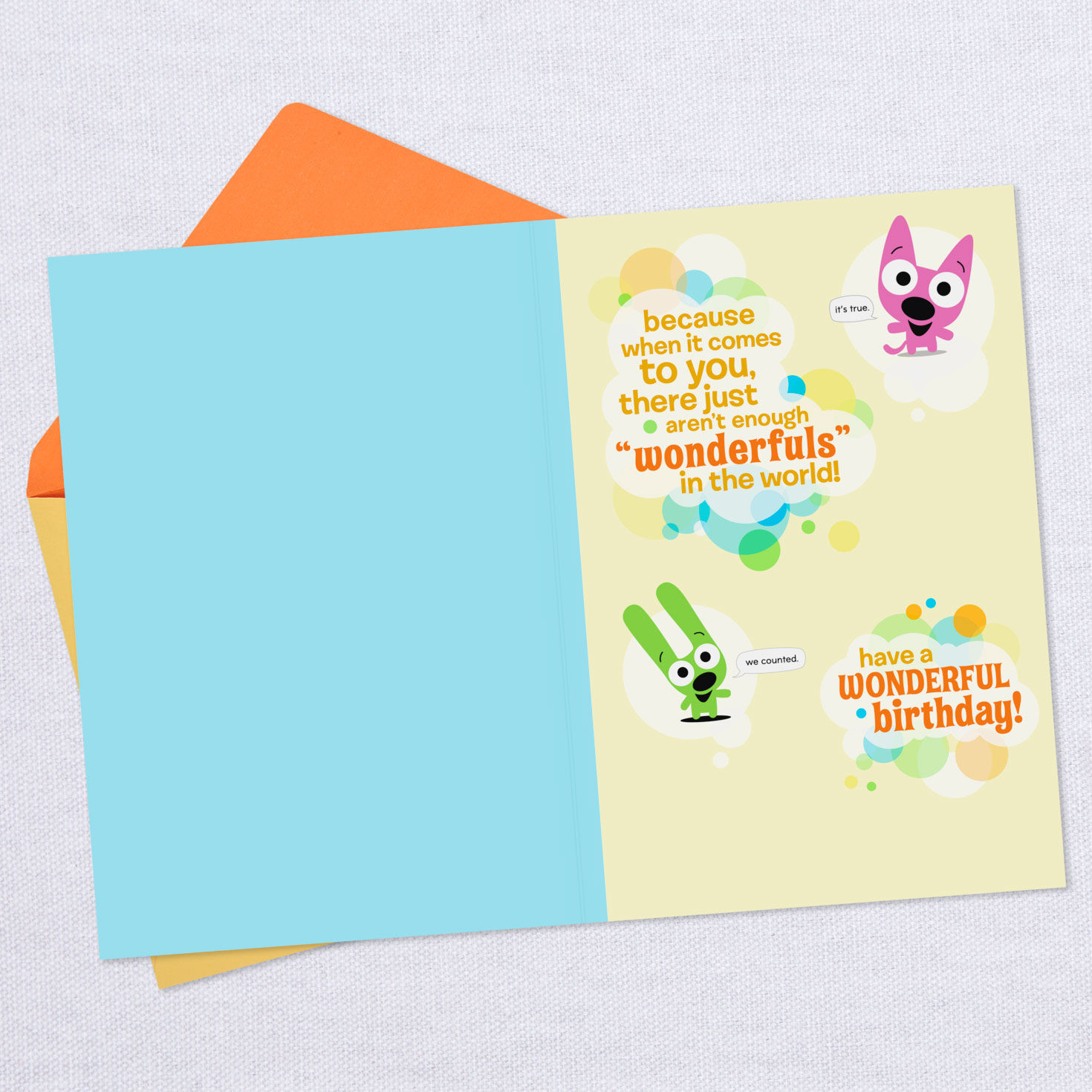 hoops&yoyo™ You are Wonderful Birthday Card With Sound for only USD 5.99 | Hallmark