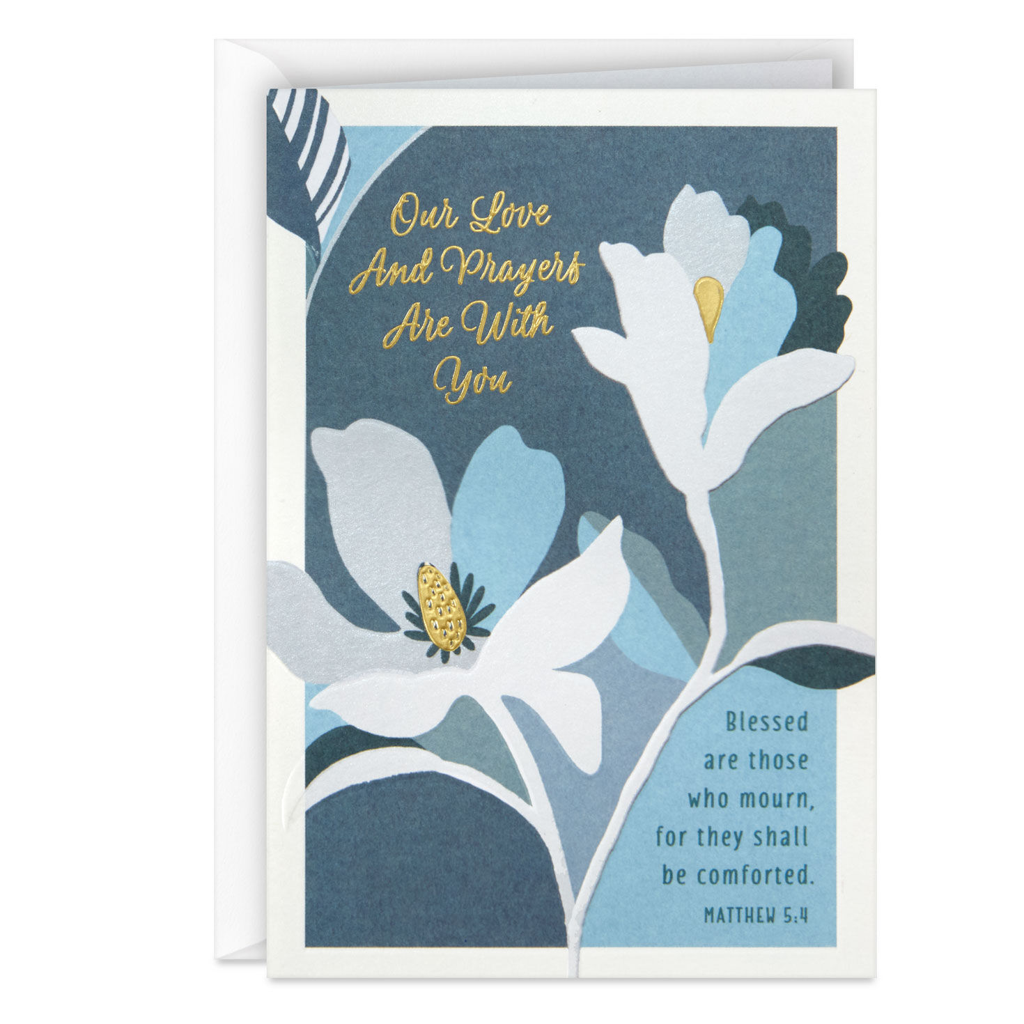 Our Prayers Are With You Religious Sympathy Card - Greeting Cards ...