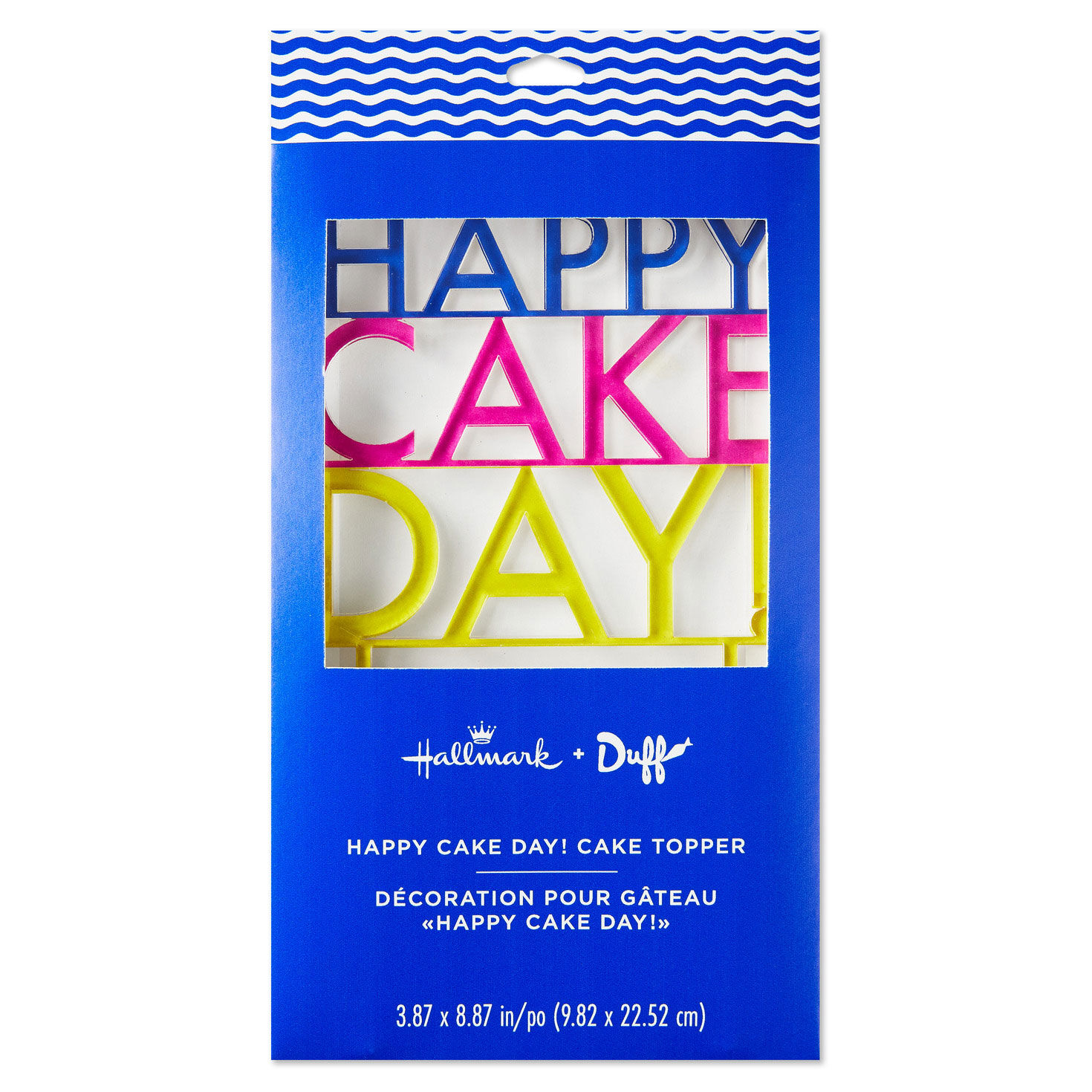 Cake Day Vibrant Lettering Birthday Cake Topper, , large image number 5