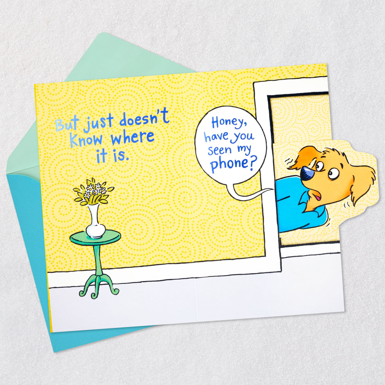 Cartoon Dog Dad Father's Day Card for Husband  image number 2